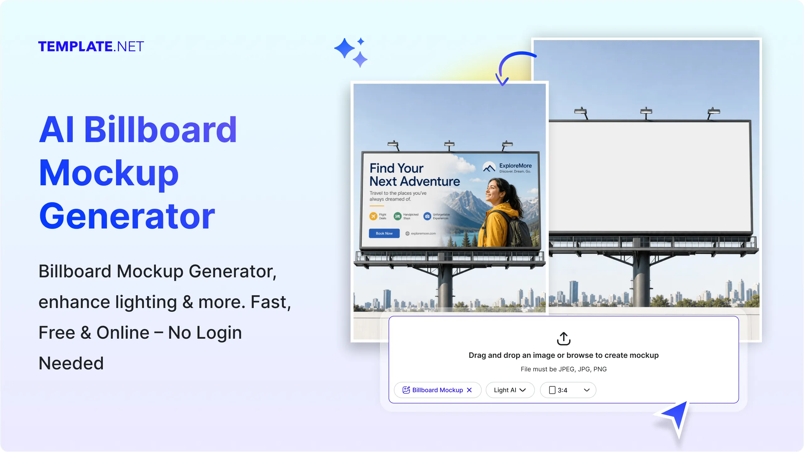 Free AI Billboard Mockup Generator, Online AI Billboard Mockup Maker